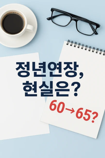 블로그 썸네일 이미지, 챗지피티로 만들기, 정년연장